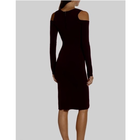 Eliza J | Black Cold Shoulder Dress - Picture 3 of 8